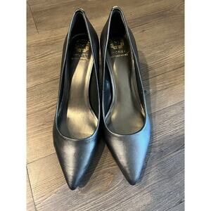 Monet Gray Metallic Heels